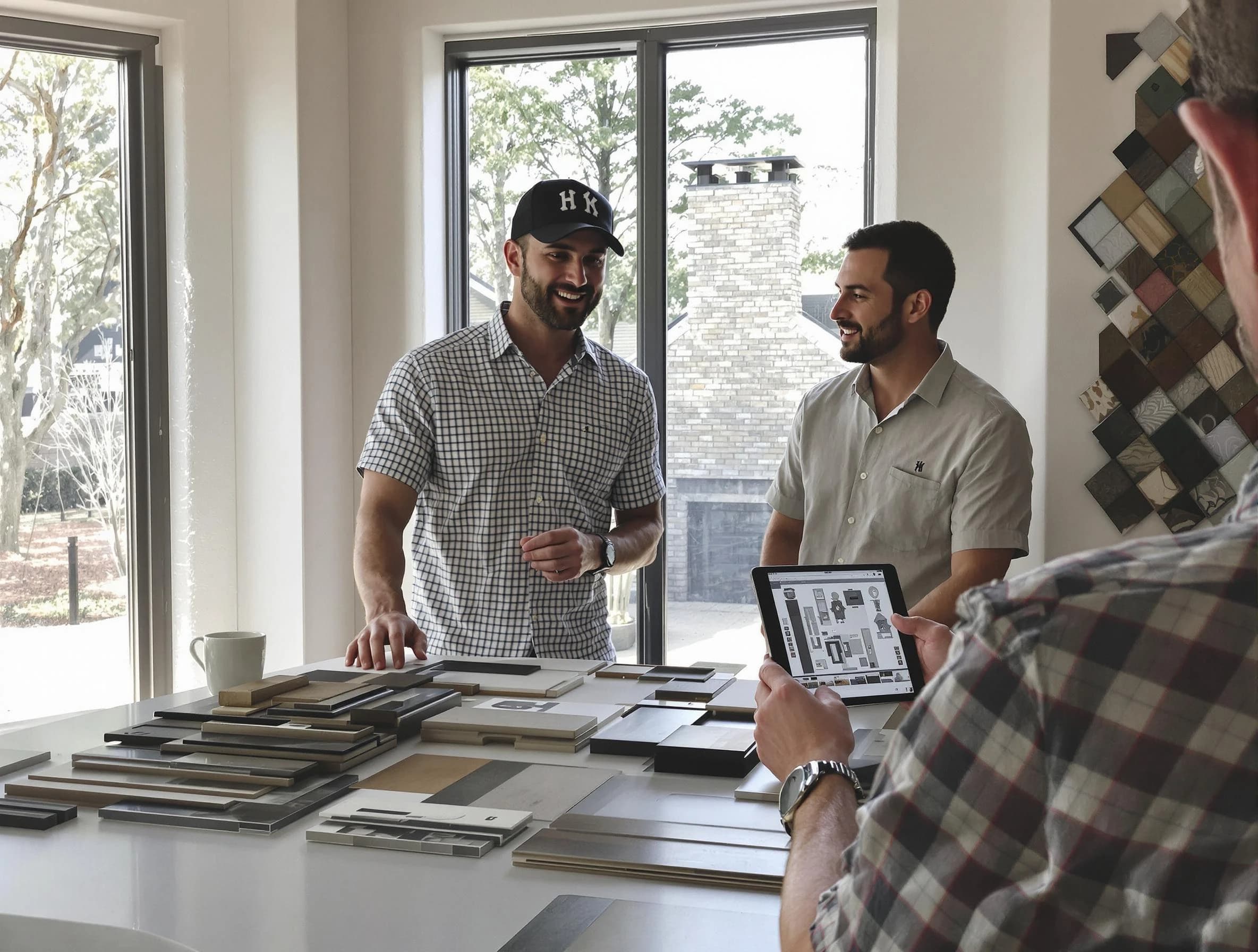 Springfield Chimney Sweep remodeling a chimney and fireplace in Springfield, TN
