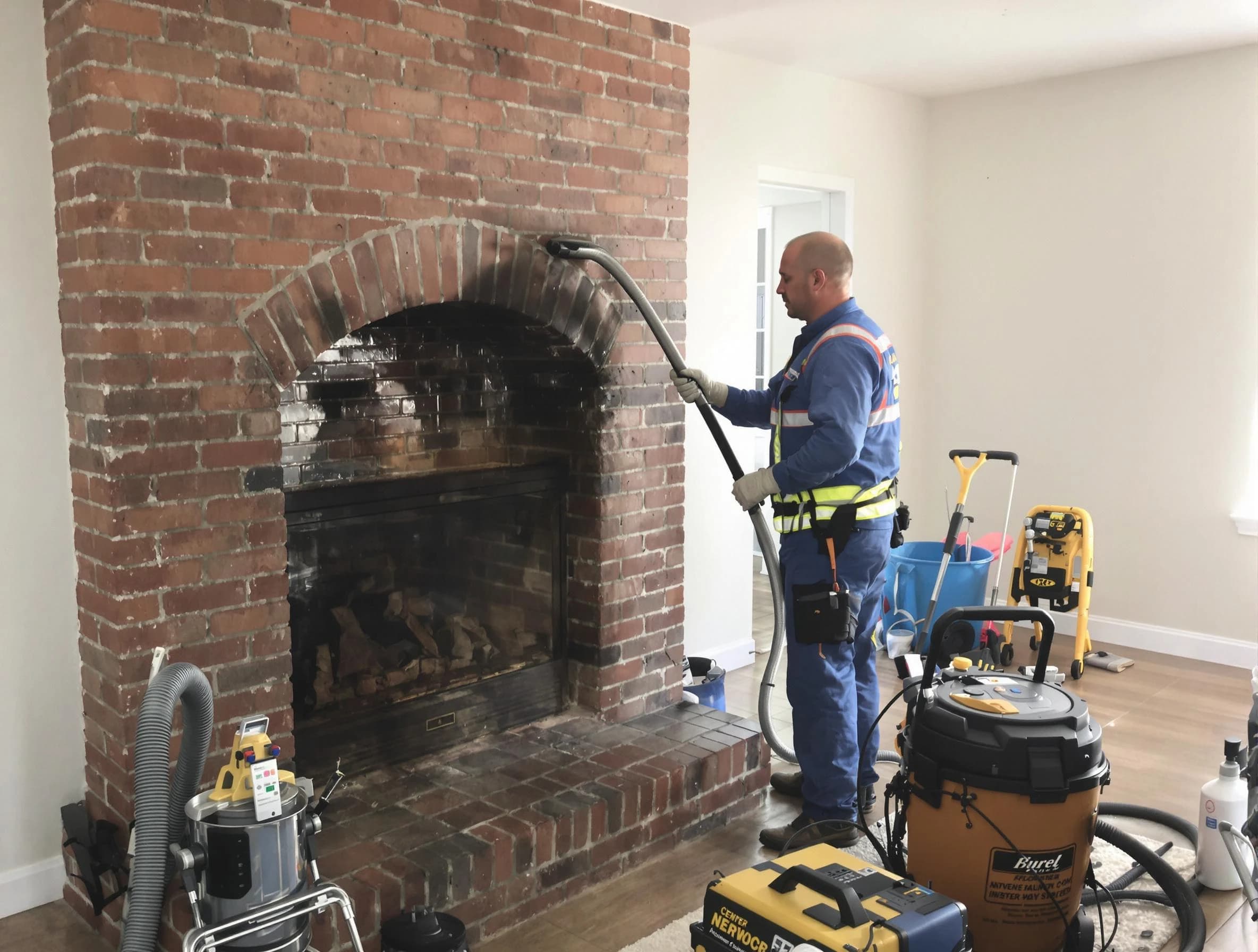 Springfield Chimney Sweep expert performing detailed chimney sweep in Springfield, TN