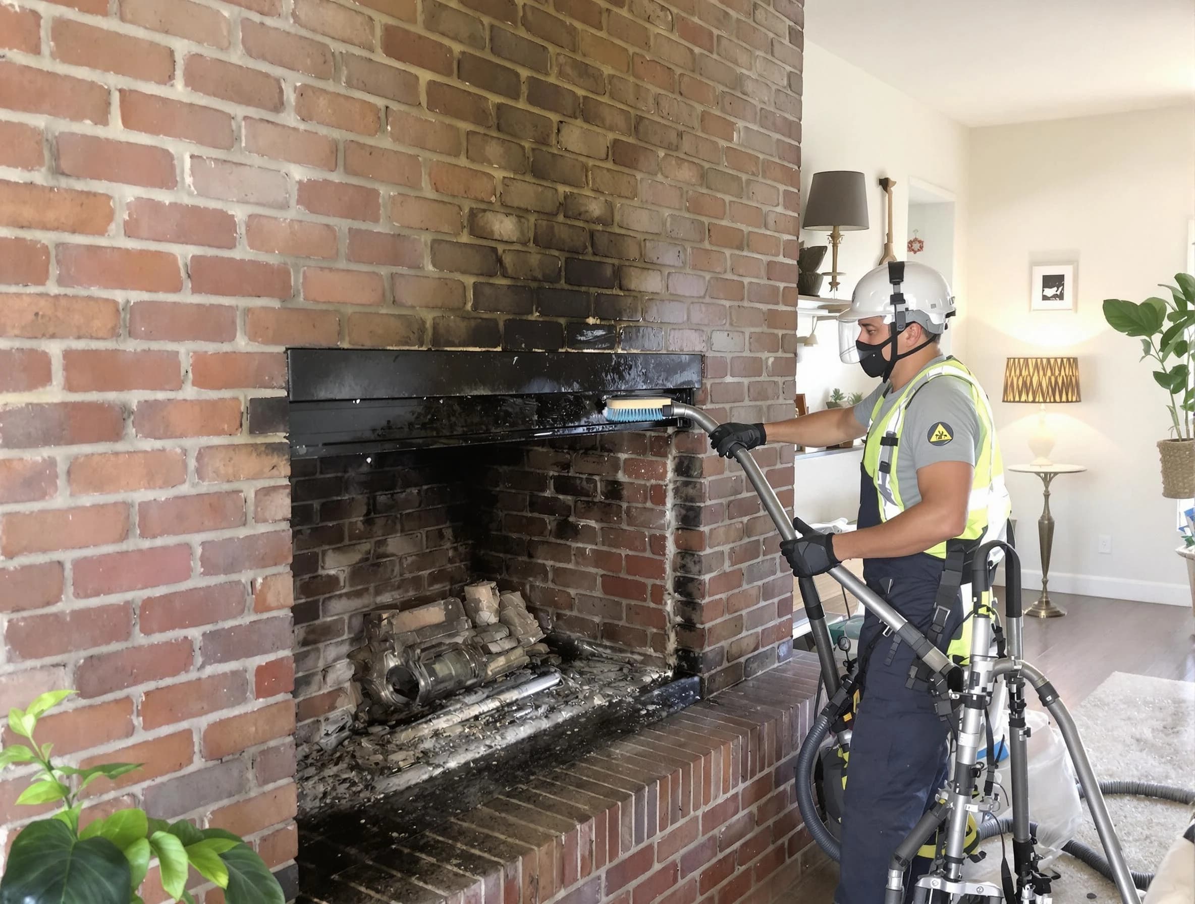 Springfield Chimney Sweep providing fireplace cleaning services in Springfield, TN