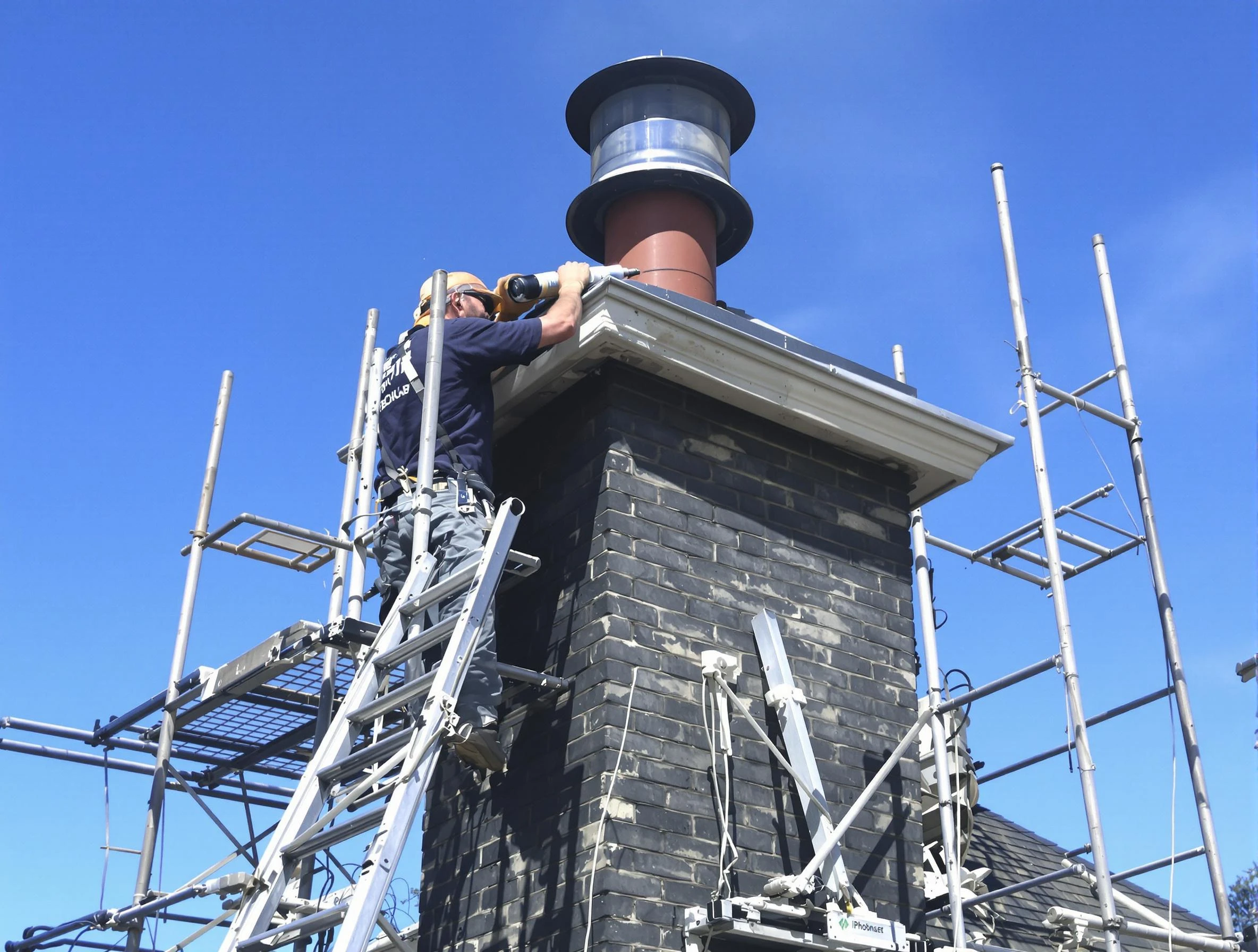 Sturdy chimney crown finished by Springfield Chimney Sweep in Springfield, TN