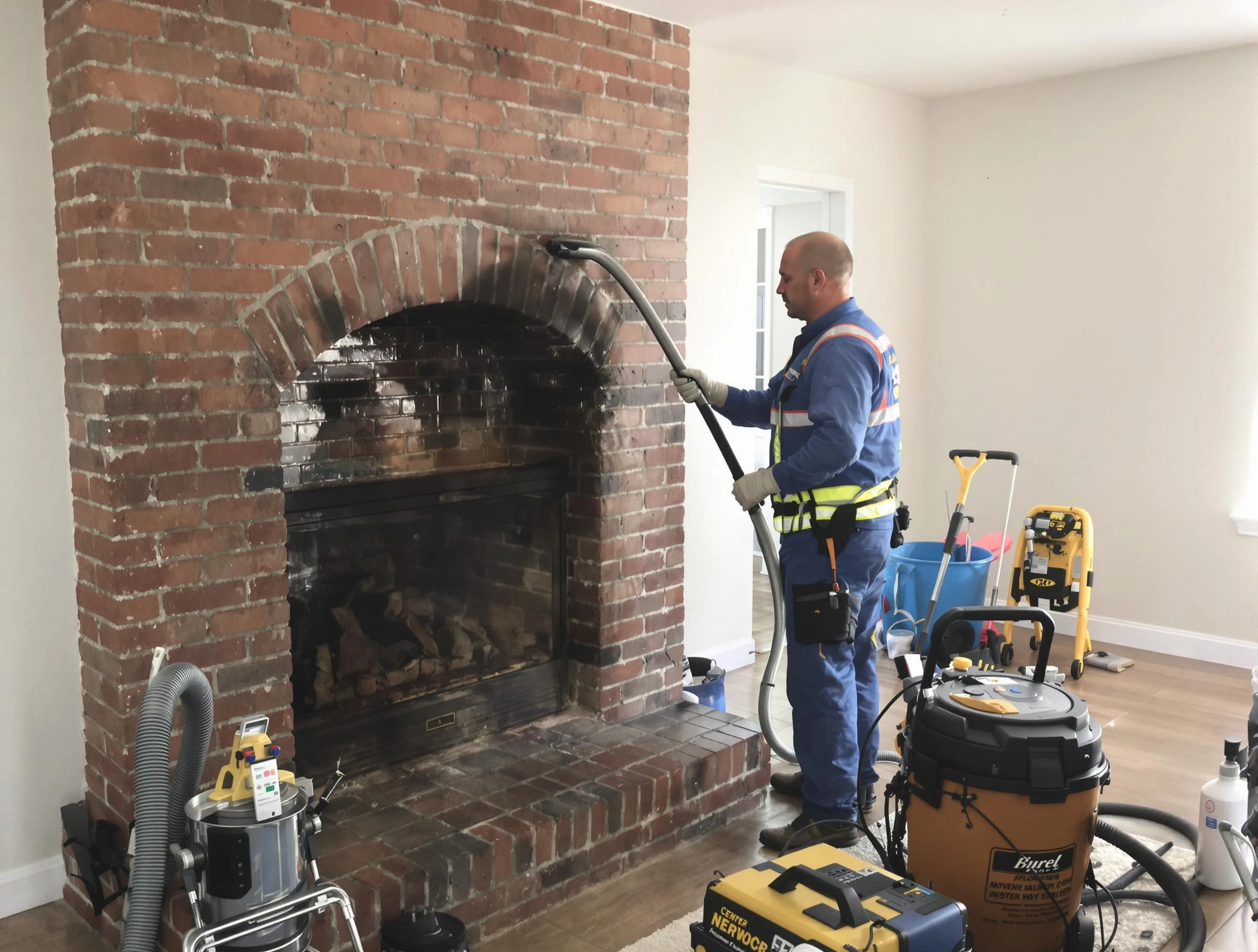 Springfield Chimney Sweep expert performing detailed chimney sweep in Springfield, TN